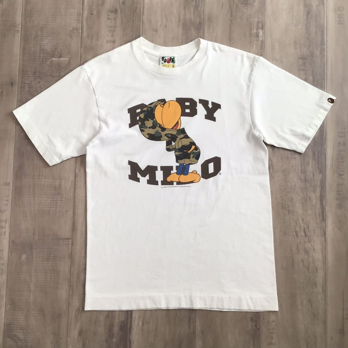 ☆初期☆ 1st camo yellow ポロシャツ Mサイズ a bathing ape