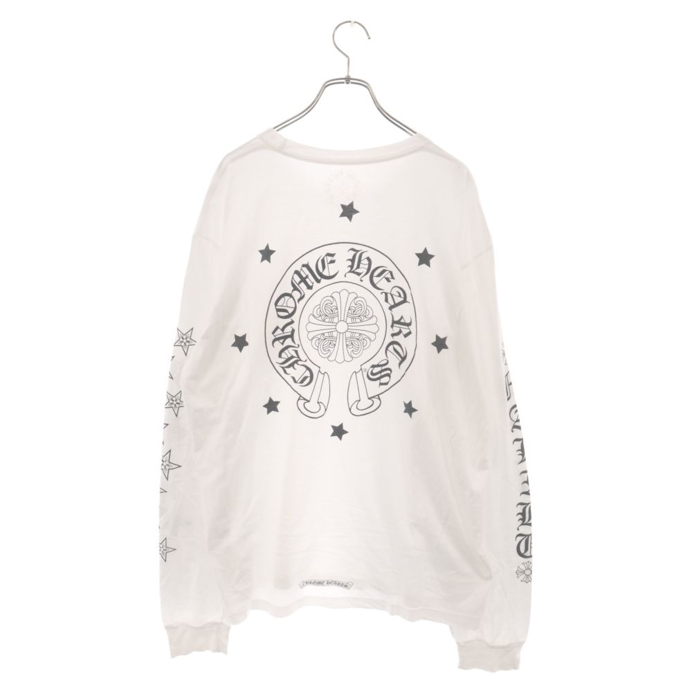 在庫少♪【CHROME HEARTS】Malibu限定 ロングTシャツ ホワイト Chrome Hearts Malibu Exclusive L/S T-shirt White Men's - US