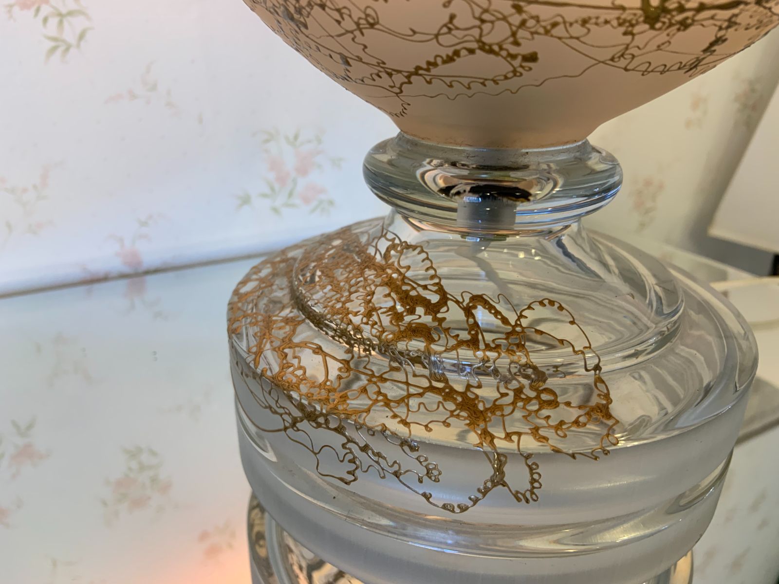 チェレット グラス アートランプ テーブルランプ 照明器具 フロアーランプ