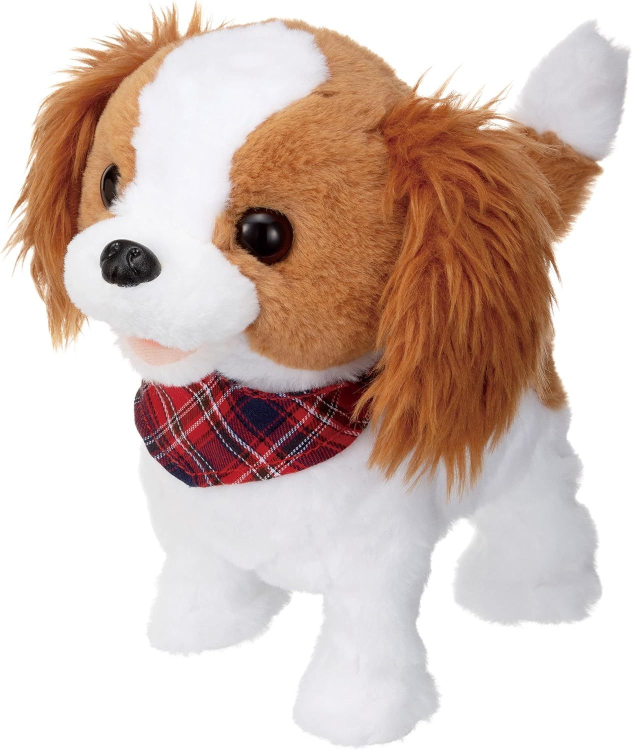 【新品】 イワヤ Hugu0026Touchあまえんぼスパニエル タッチセンサー・だっこセンサー搭載 電池で動くぬいぐるみ スリープ機能搭載 電子ペット 本体サイズ 鳴き声 音楽 2