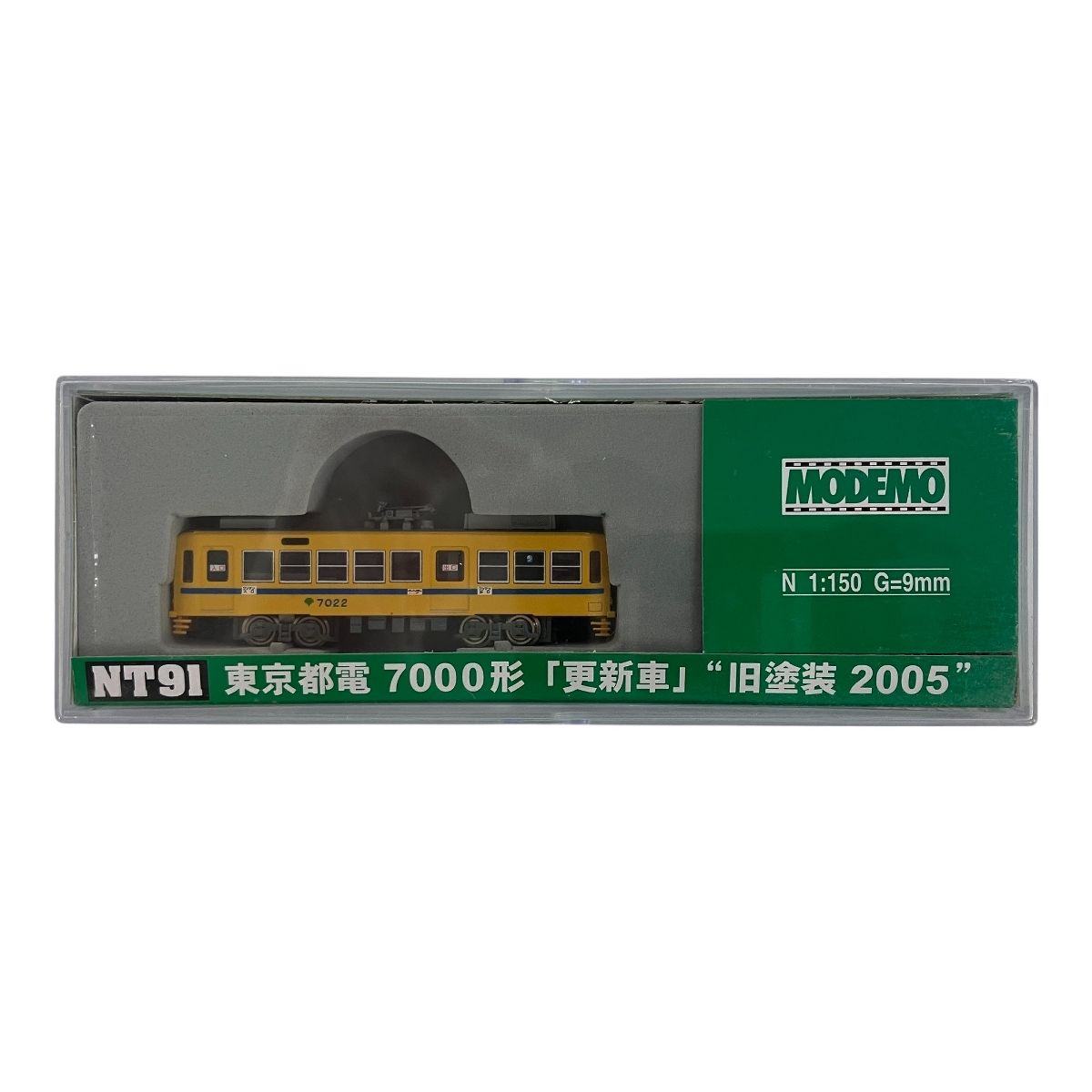 MODEMO NT91 東京都電7000形『更新車』旧塗装2005 MODEMO NT91 東京都電 7000形 更新車 旧塗装 2005 Nゲージ 鉄道