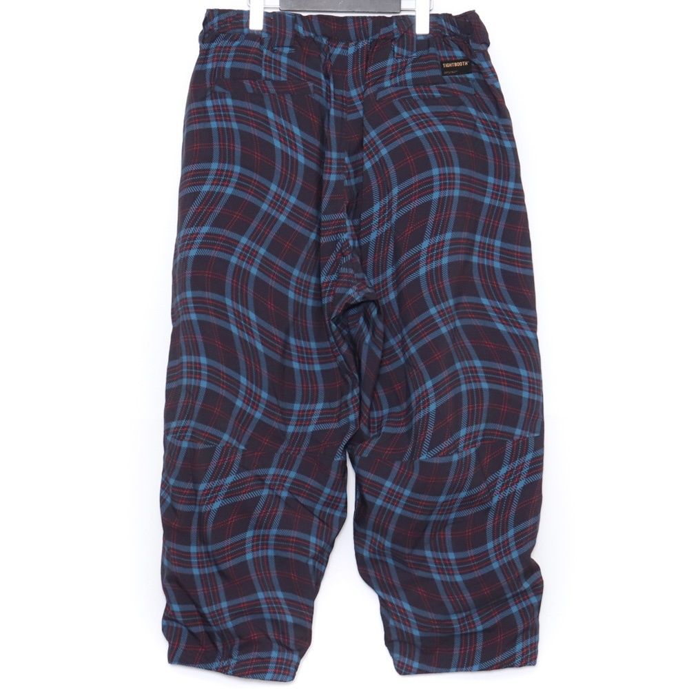 TIGHTBOOTH WAVY PLAID BALLOON PANTS Lサイズ ネイビー - メルカリ