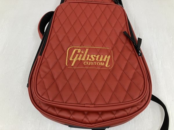 Gibson custom ギターケース セミハードケース ギグバッグ 赤 刺繍 