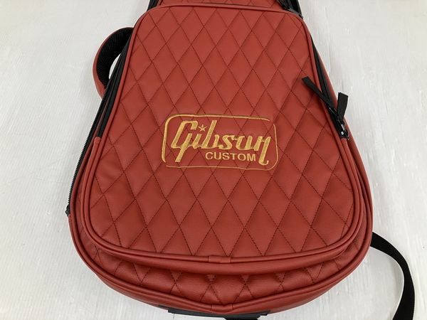 Gibson custom ギターケース セミハードケース ギグバッグ 赤 刺繍