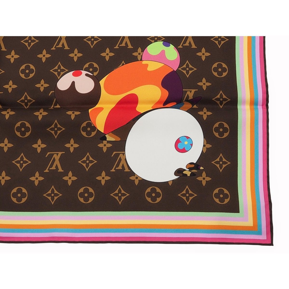 ルイ・ヴィトン 村上隆 バンダナ LOUIS VUITTON】ルイヴィトン『村上隆 コスミックブロッサム