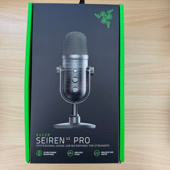 Razer Seiren V2 Pro カーディオイド集音 USB 30mm ダイナミック