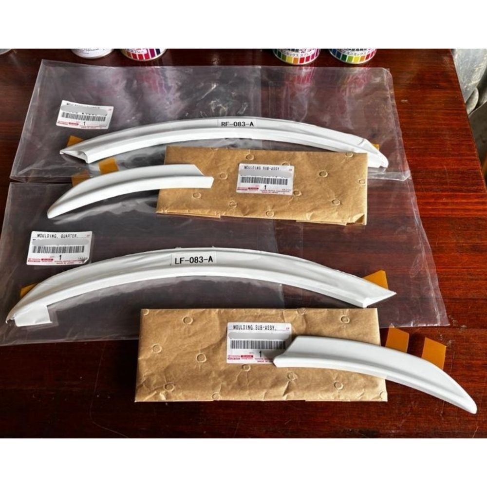 トヨタ 純正 TOYOTA 正規 リアバンパーサイド クォーター アウトサイドリア モールディング RH LH 右 左 4点 セット レクサス RC F C10系 AVC10 GSC10 USC10 パーツ エンジン タイヤ カスタム