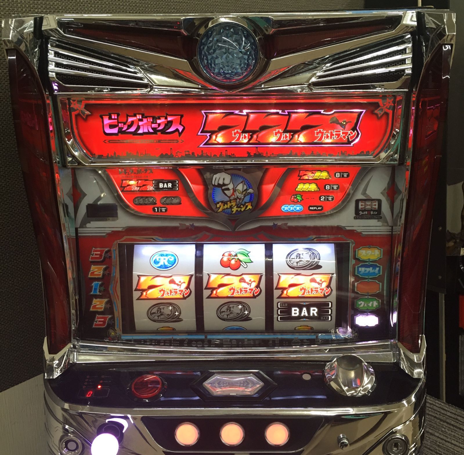 ウルトラマンウォーズ コイン不要機 パチスロ実機スロット ウルトラマンウォーズ コイン不要機 パチスロ実機スロット