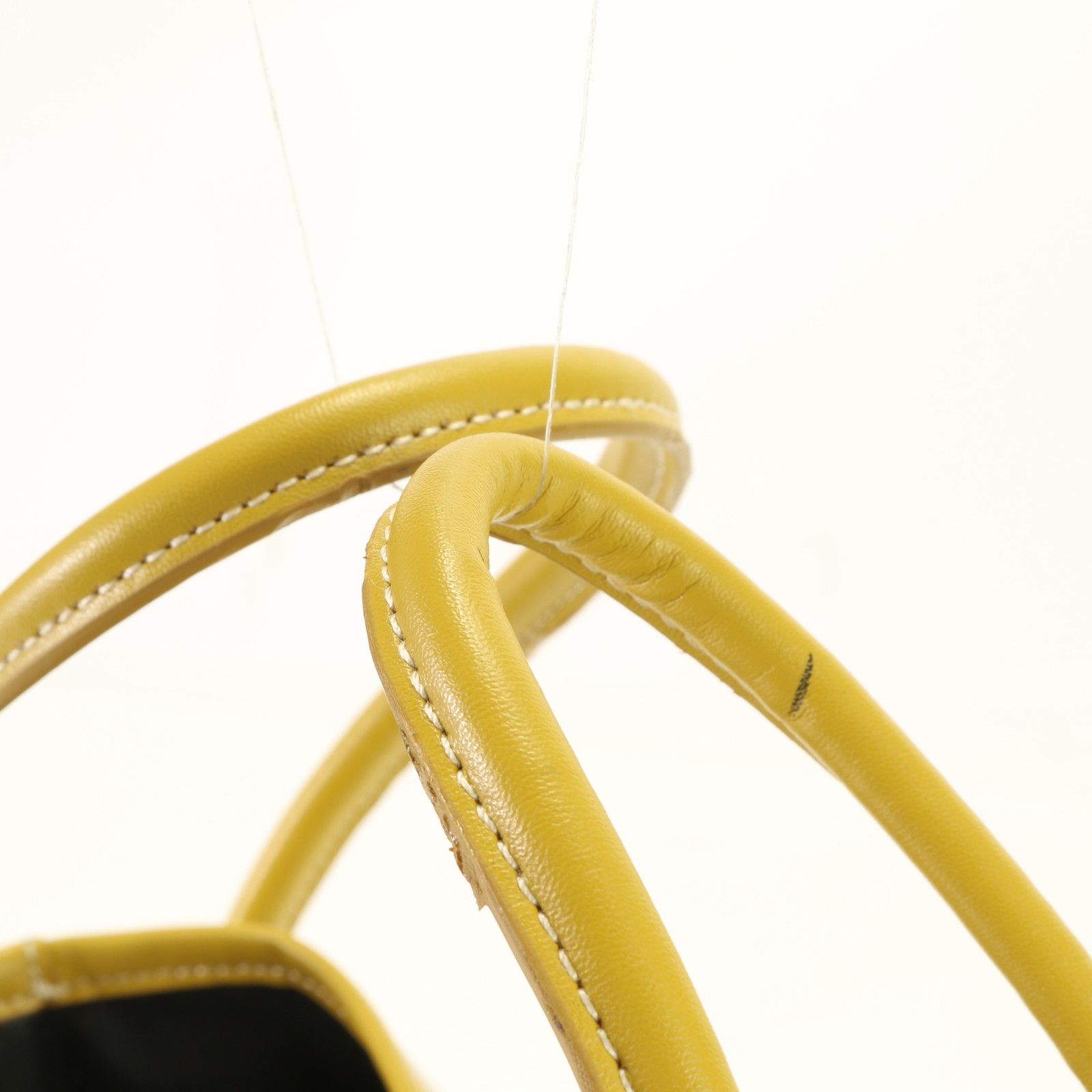 美品VASIC ヴァジック レザー ドローストリング トート バッグ 本革  