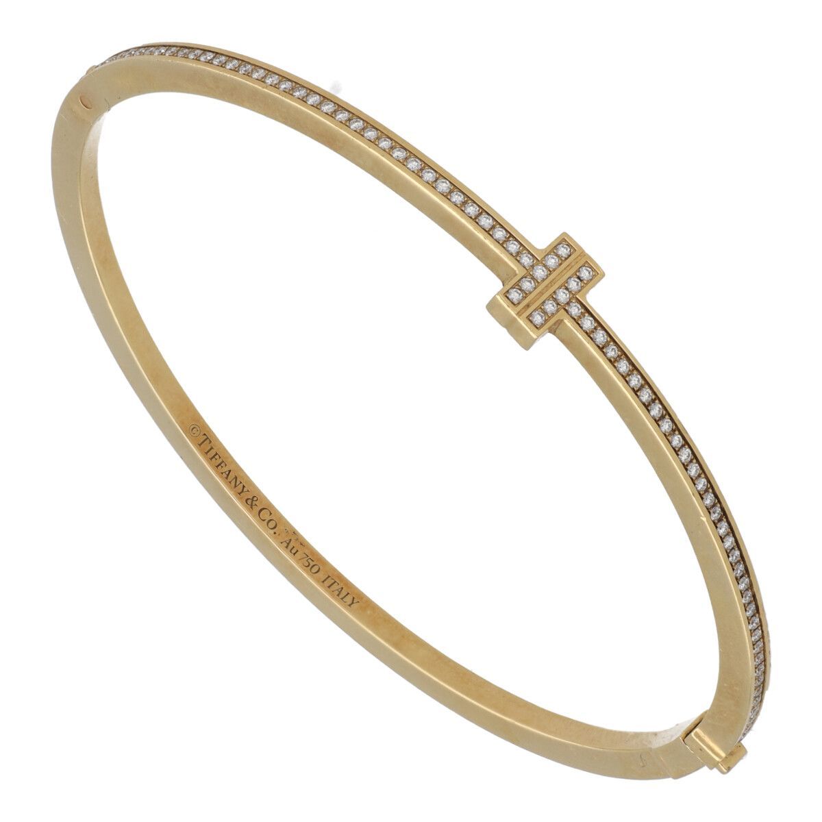 中古】 Tiffany ＆ Co. ティファニー ダイヤモンド ヒンジ