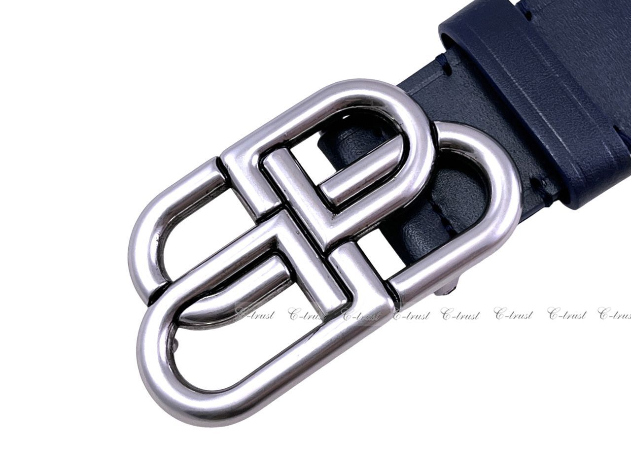 BALENCIAGA バレンシアガ ベルト BB EXTRA LARGE BELT シルバー