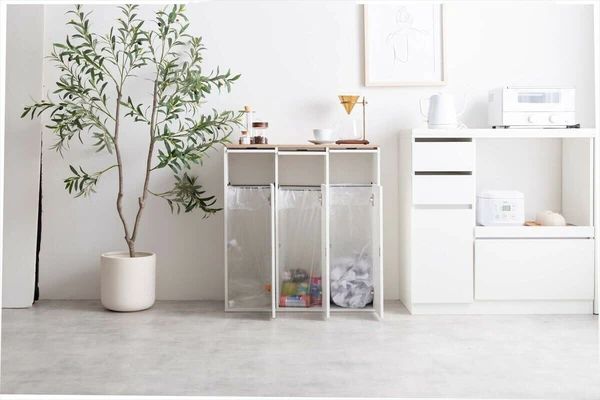 【国内正規品】 送料無料 幅74.5cm 3連式ゴミ箱 ラック ダストボックス おしゃれ