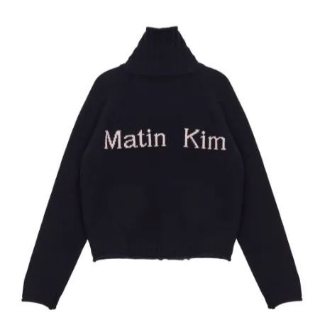 新品未使用】Matin Kim マーティンキム ジップアップ ニット