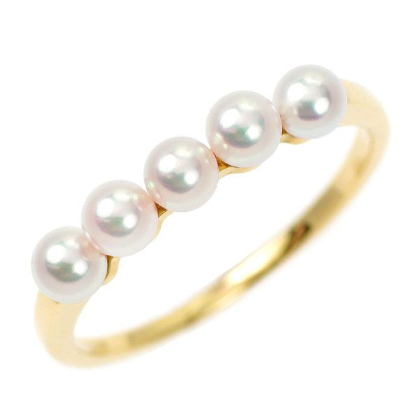 MIKIMOTO アコヤ真珠 リング ベビーパール 楽天市場】ミキモト アコヤパール リング 7.4mm K14WG 一粒