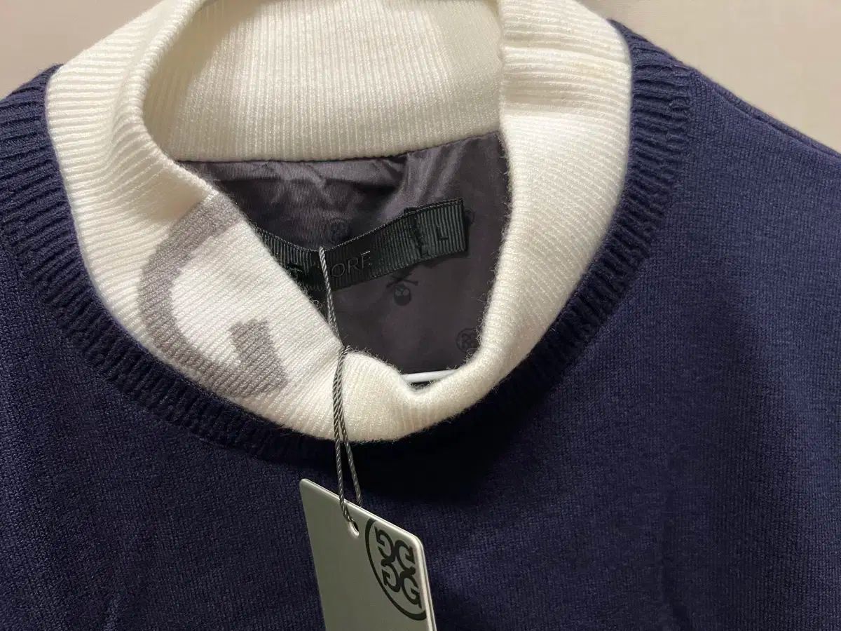 G FORE メンズ モックネックニット L LLC-HASEGAWATOSO_COM