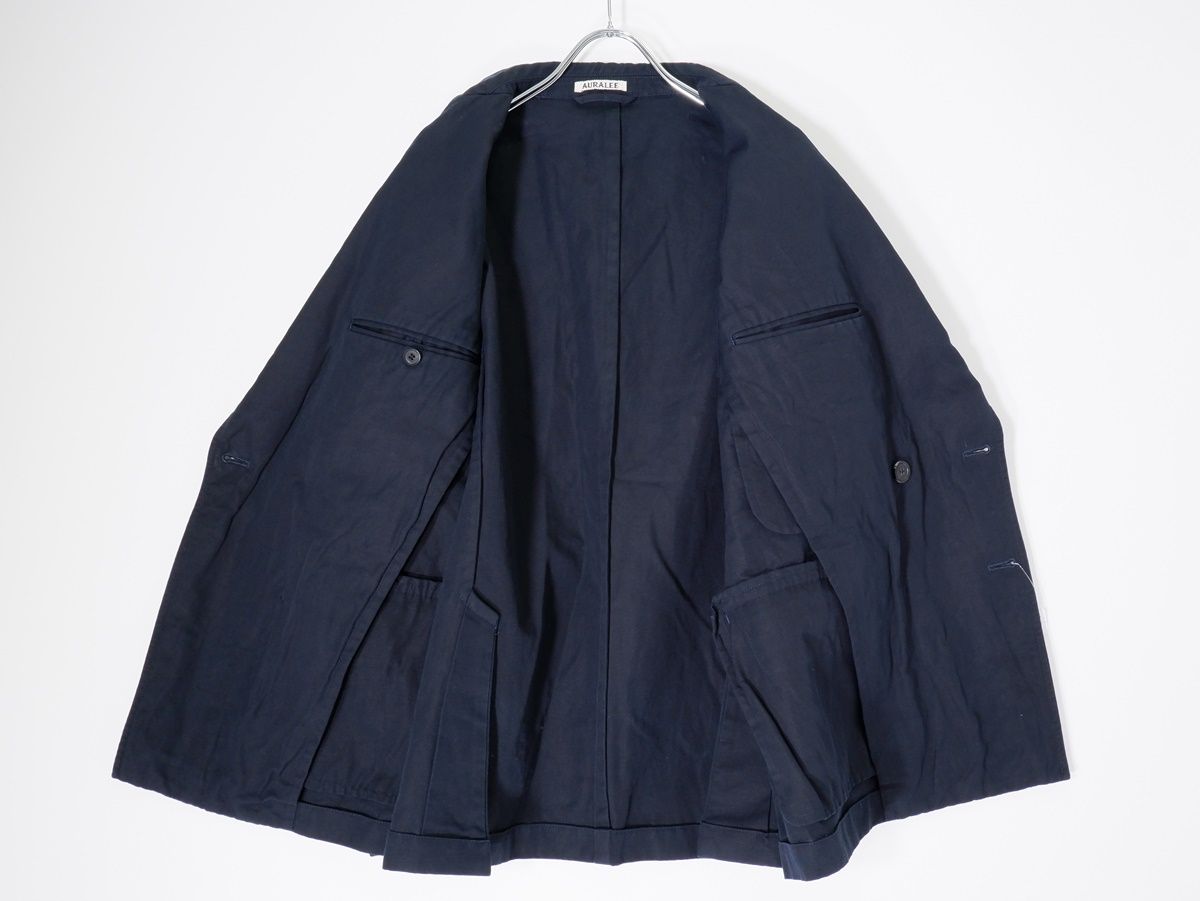 AURALEE FINX LINEN OX DOUBLE JACKETリネン 4 AURALEE】FINX LINEN OX DOUBLE-BREASTED JACKET & SLACKS