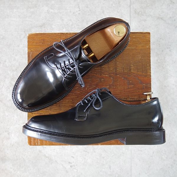 Alden 9901 6.5E コードバン オールデン 9901 プレーントゥ ブラック コードバン サイズ6.5E - 中古