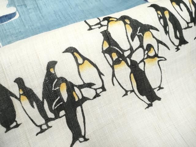 平和屋本店□極上 夏物 和染紅型 栗山紅型 栗山吉三郎 九寸名古屋帯 本