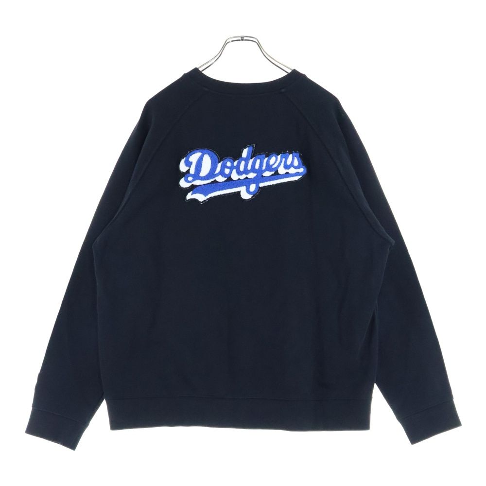KITH キス ×LOSANGELES DODGERS ロサンゼルスドジャース スネークボックスロゴ クルーネック スウェット トレーナー ブラック KH2456