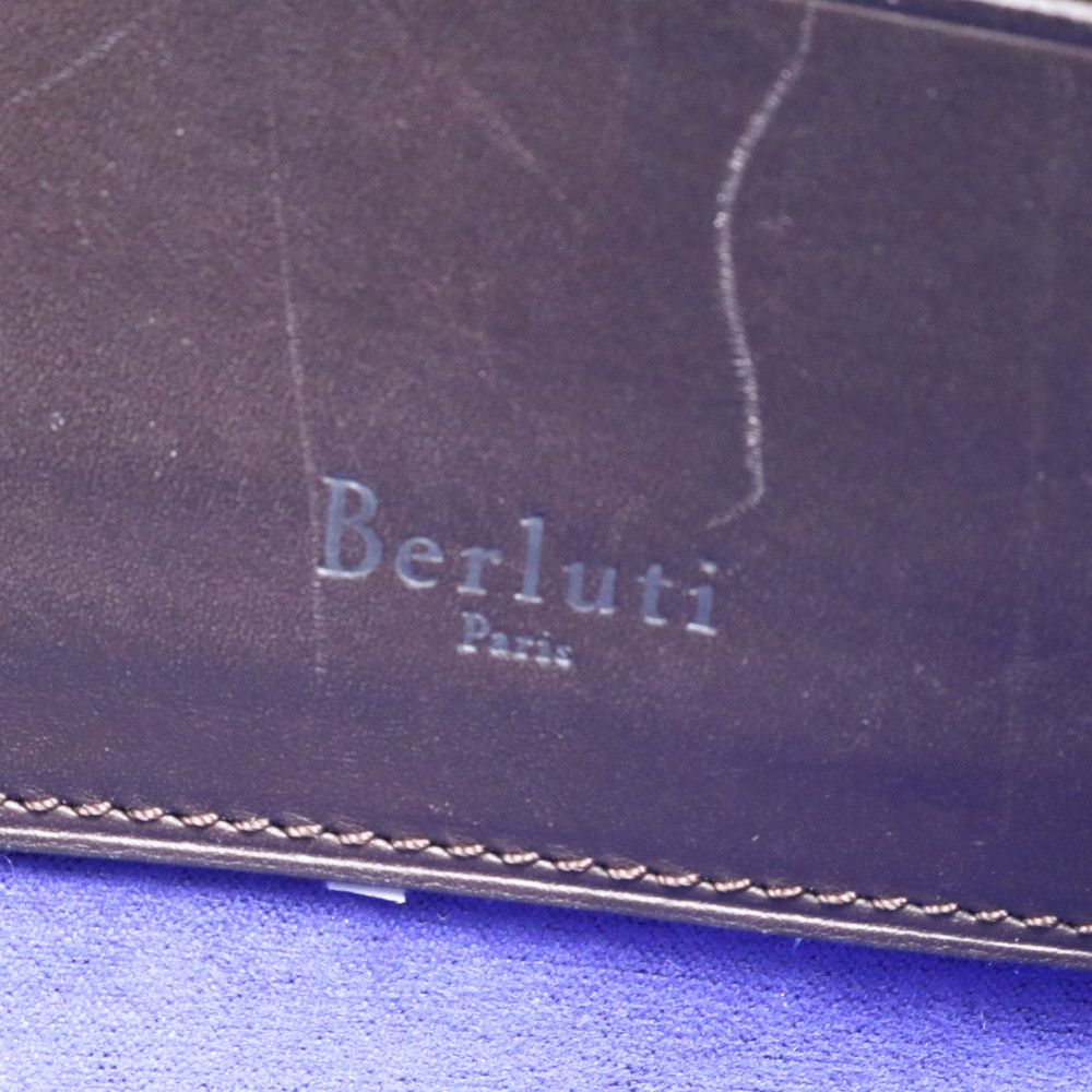 美品 ベルルッティ ニノ GM カリグラフィ レザー セカンドバッグ  