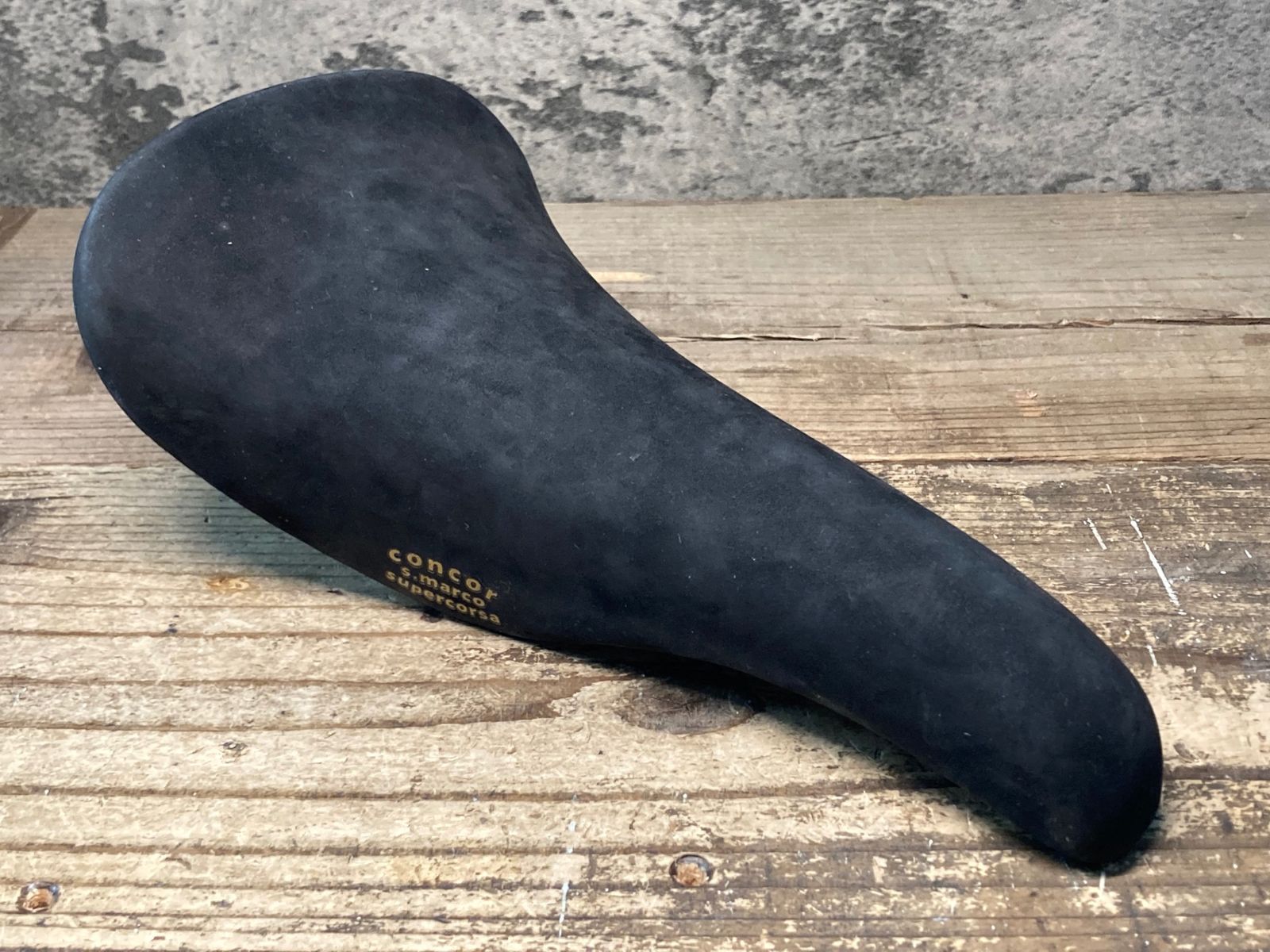 HX238 サンマルコ SAN MARCO CONCOR SUPERCORSA サドル 黒 クロモリ 143mm