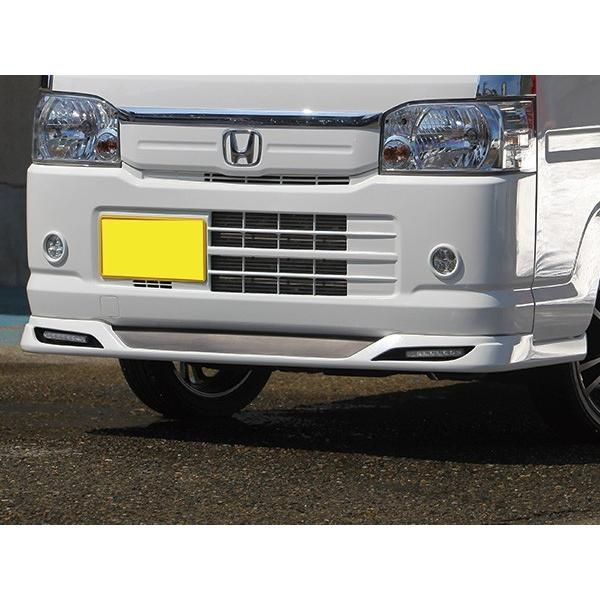 ホンダ アクティ トラック HA8/HA9 用 フロントスポイラー LED付 無