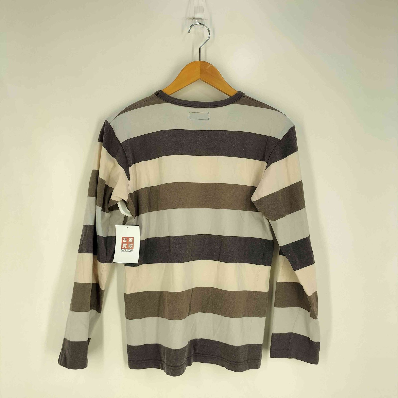 アニエスベーオム Agnes b.homme 90s マルチボーダー クルーネックT 
