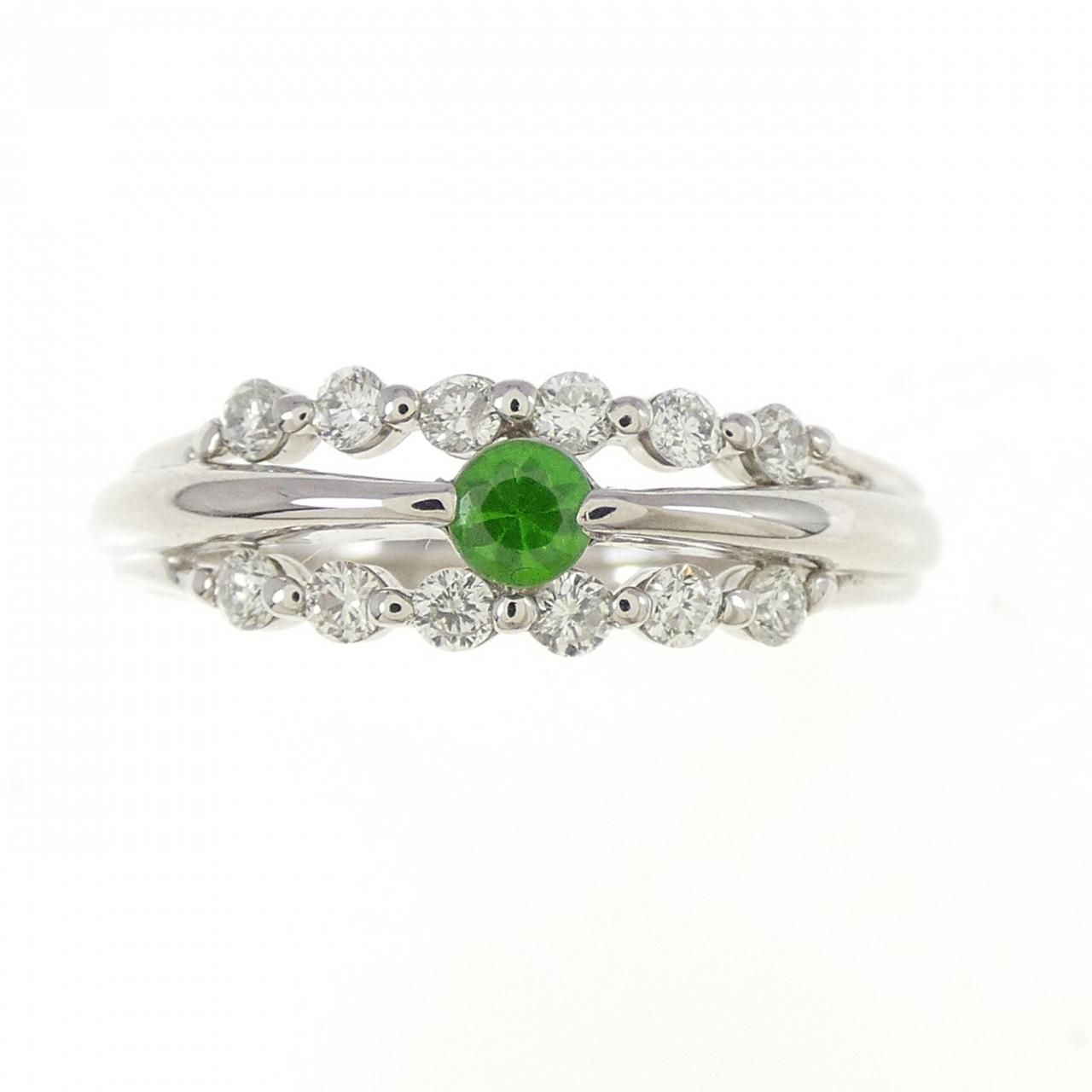 PT900 デマントイドガーネット リング 0.11CT - メルカリ 