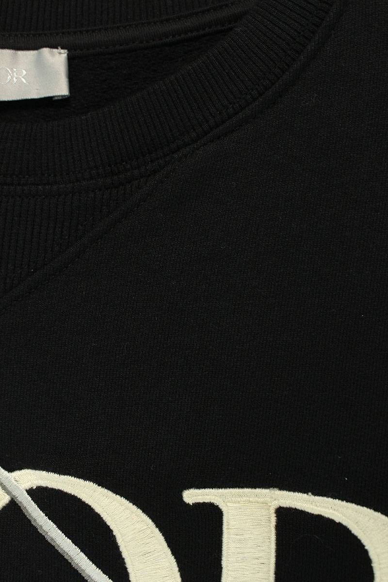 ディオール ロゴ 刺繍 スウェット クリスチャンディオール 043J604A0531 メンズ ホワイト Dior  【アパレル・小物】