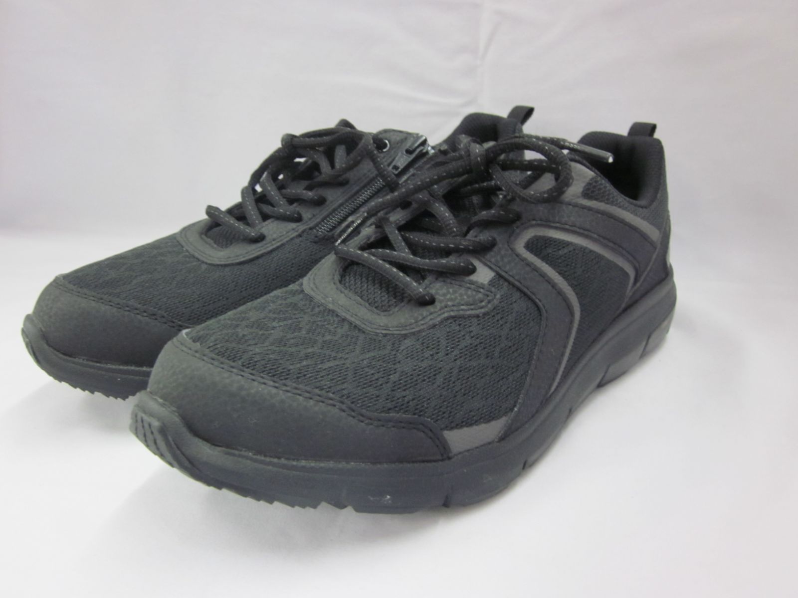 新品 ダンロップ コンフォートウォーカー DC150 C150 メンズスニーカー ウォーキングシューズ 運動靴 靴 4E 幅広 軽量 黒/黒 25cm | [ダンロップリファインド] 4E 幅広 軽量 ウォーキング