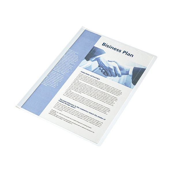 (まとめ) TANOSEE 薄型スリムレールホルダーA4タテ 10枚とじ 白 1パック(30冊) 〔×10セット〕 ＴＡＮＯＳＥＥ 薄型スリムレールホルダー Ａ４タテ １０枚とじ 青 １