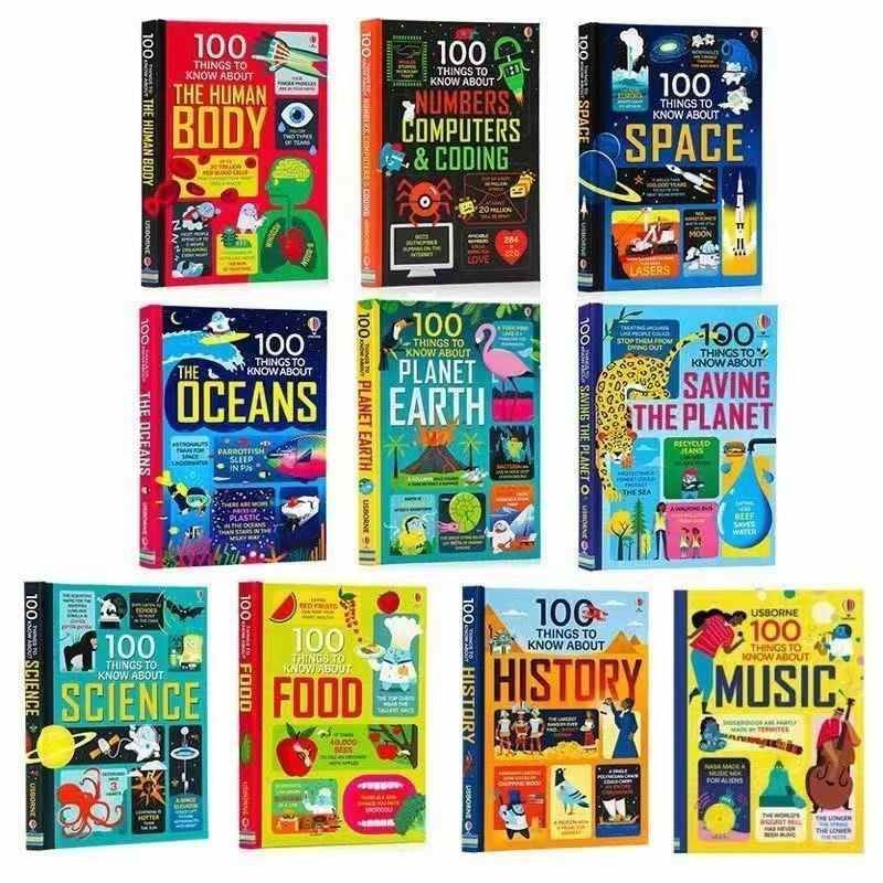 11冊セットUsborne100 things to know about 100 THINGS TO KNOW ABOUT BOXSET: Usborne: 9781474999052