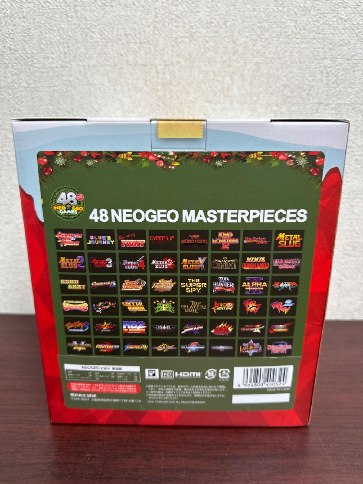 新品未開封 NEOGEOmini ネオジオミニクリスマス限定版 (NEOGEO mini