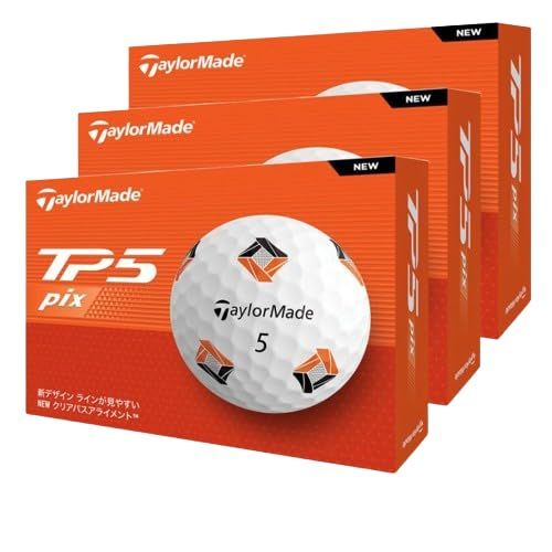 3ダースセット】テーラーメイド TMJ24 TP5 pix 2024年 36球入 ゴルフ