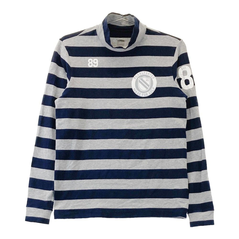 パーリーゲイツ モックネック　シャツ　サイズ4 長袖　ゴルフウェア パーリーゲイツ モックネック シャツ サイズ4 長袖 ゴルフウェア