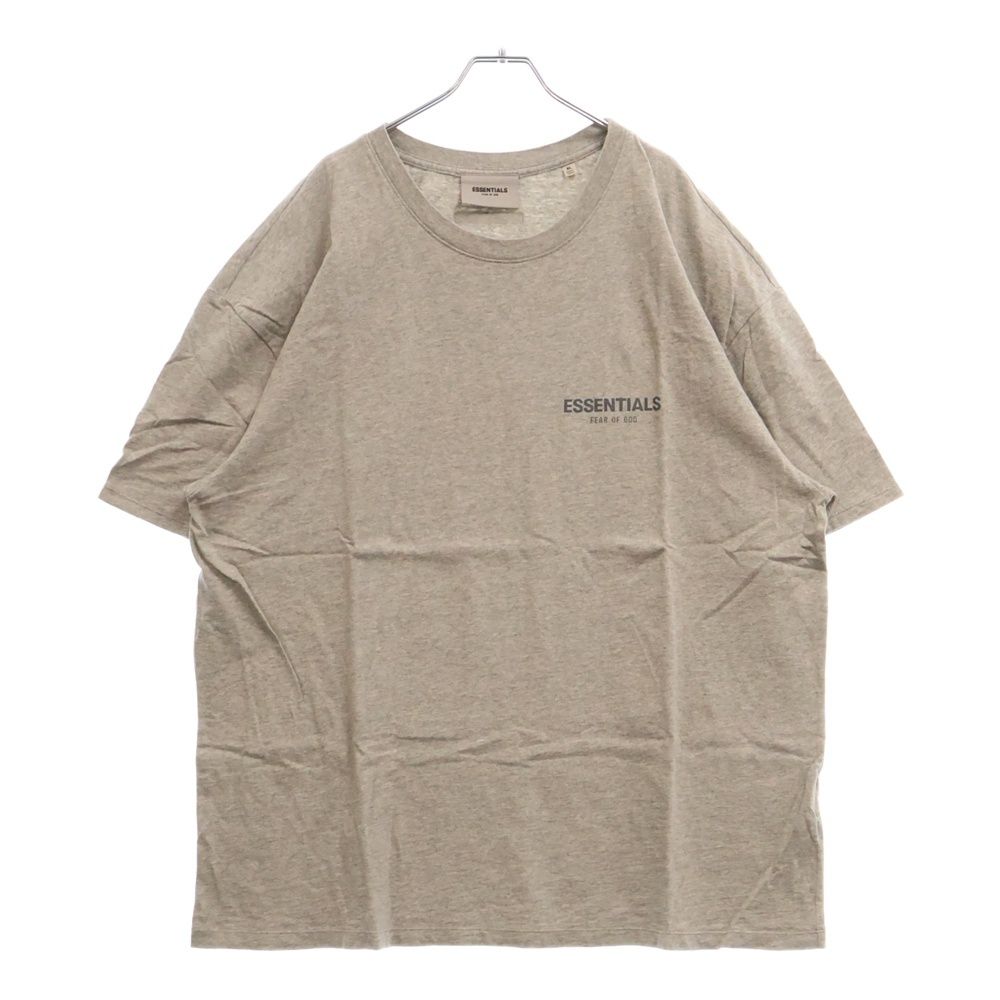 FOG Essentials (エフオージー エッセンシャルズ) 1POINT LOGO SS TEE S/S TEE ワンポイントロゴ クルーネック半袖Tシャツ カットソー グレー