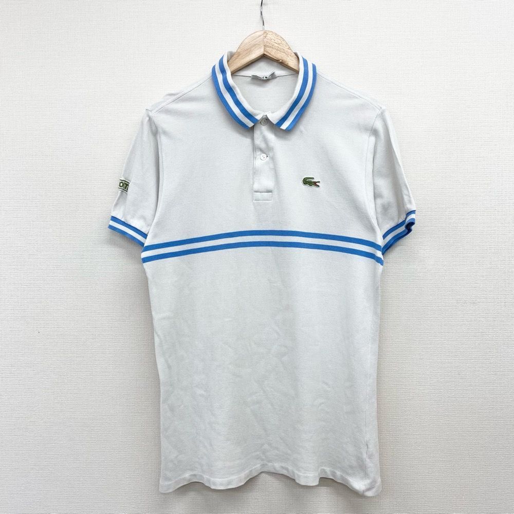 70's ユーロ古着 フランス製 ラコステ CHEMISE LACOSTE 鹿の子