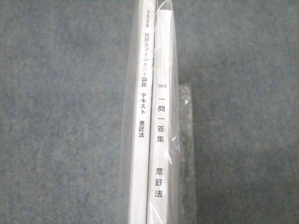 LEC東京リーガルマインド 弁理士試験 短答エフィシェント講座 著作権法等 2025年合格目標 未使用(未開封) 計2冊 016m4D LEC弁理士】2025年合格目標 宮口聡の短答ゴロテク