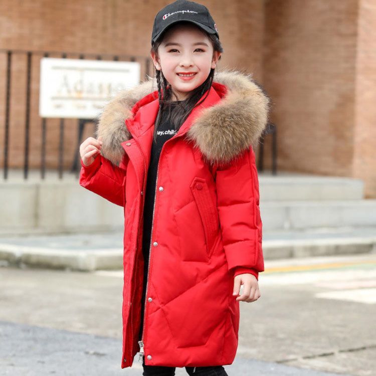 ロング 子供ダウンジャケット キッズ 軽量 秋冬 女の子 男の子 フード付き ダウンコート 柔らかい ダウンジャケット コンパクト 男女兼用 各年齢 KAPE1] 子供ダウンジャケット 女の子ジャケット 男の子コート ブラック