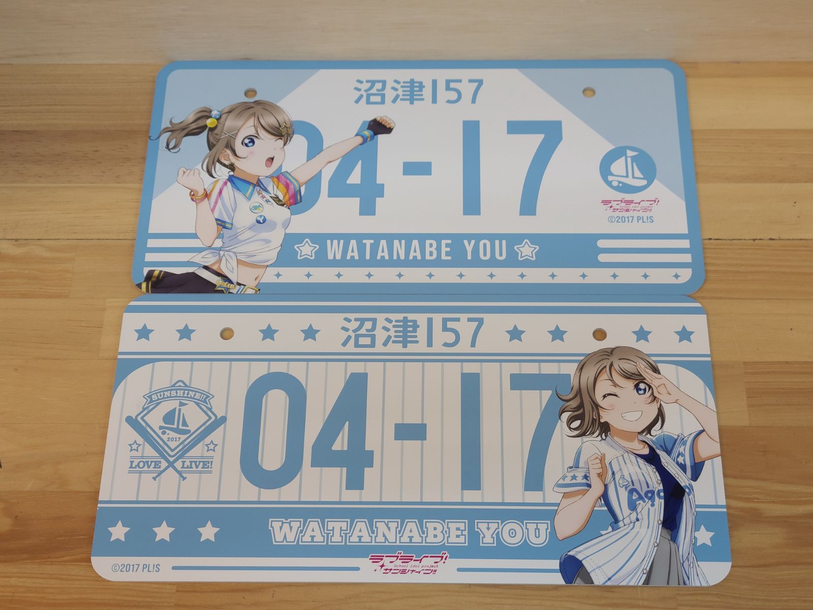 ラブライブサンシャイン　渡辺曜　バースデーナンバープレート ラブライブ！サンシャイン!! バースデーナンバープレート 曜