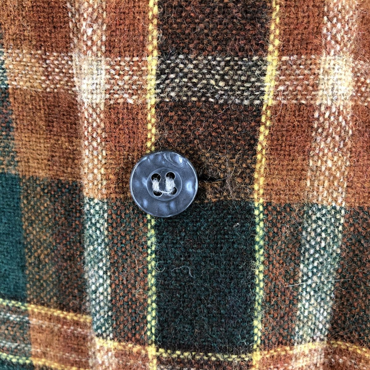 古着 70年代 ジェイシーペニー J.C.Penney チェック柄 オープンカラー 