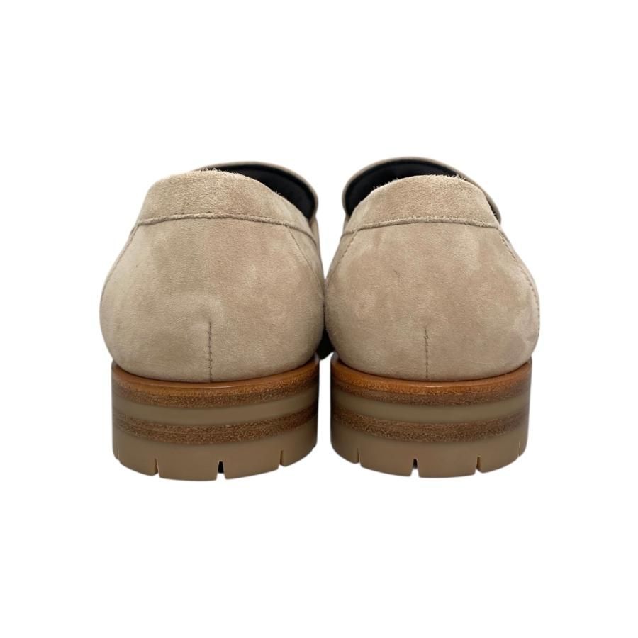 ☆E4432 エルメス ローファー モカシン フォーブル H222054Z D1360 36