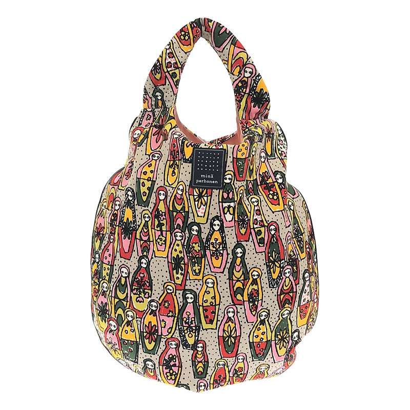【美品】  mina perhonen / ミナペルホネン | 2012-13 a/w | matryoshika egg bag ハンドバッグ | マルチカラー | レディース
