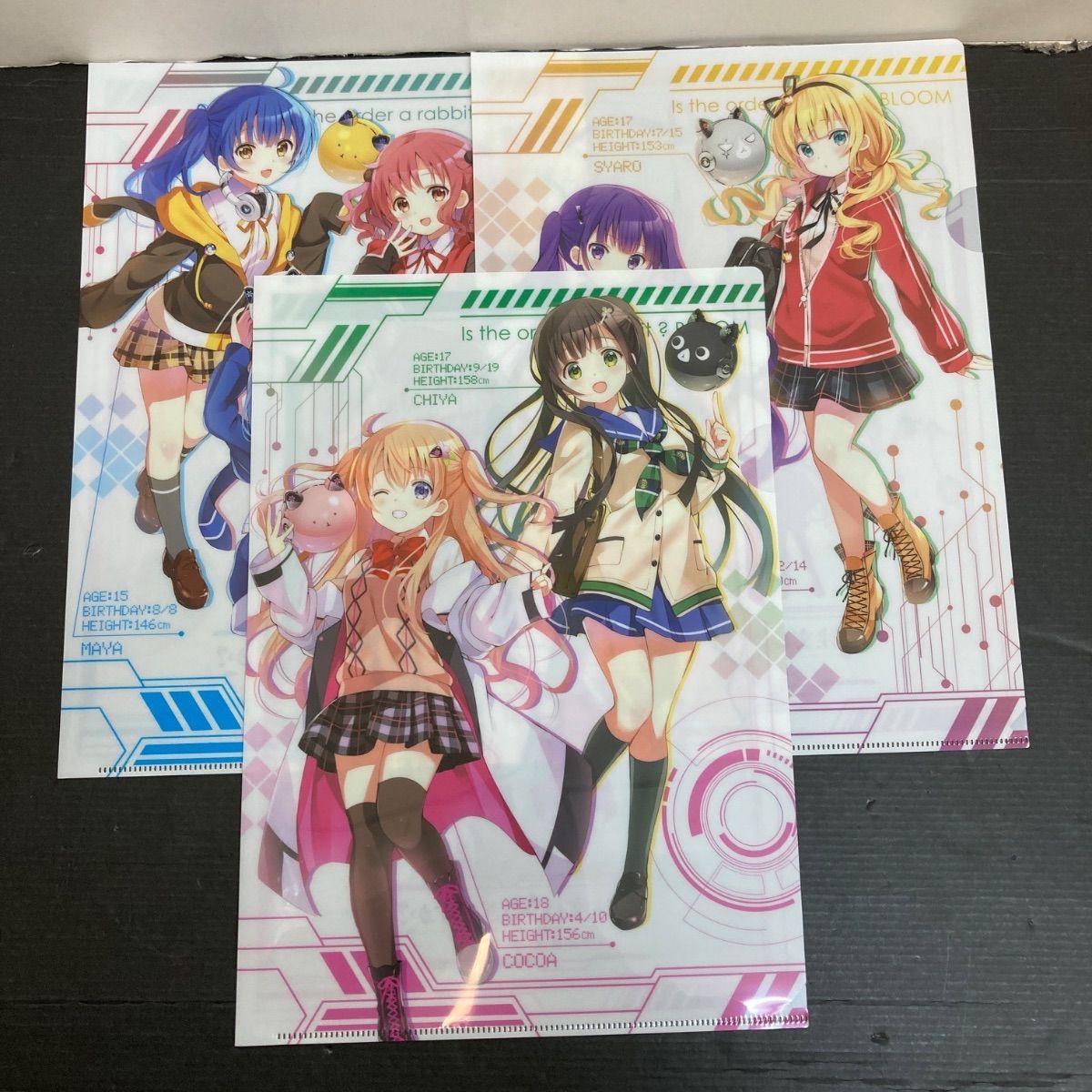 ご注文はうさぎですか ごちうさ展 クリアファイル 全種セット クリアファイルセット/リゼ | ご注文はうさぎですか？展 Café Lumière