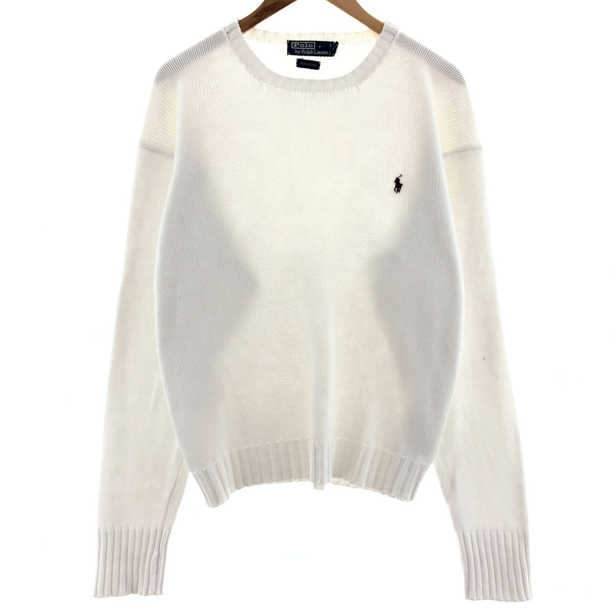 古着 ラルフローレン Ralph Lauren POLO by Ralph Lauren コットンニットセーター メンズXL/eaa390509