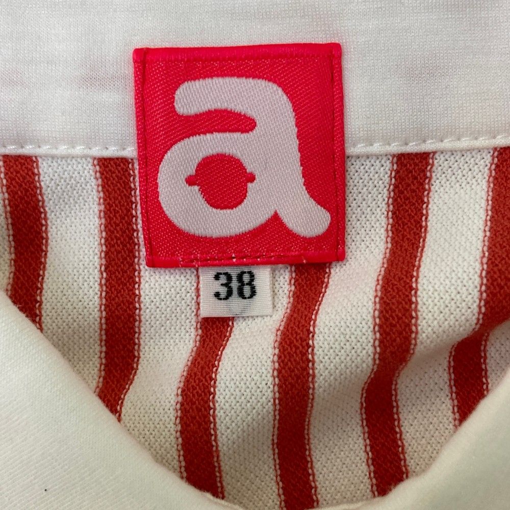 【美品】アルチビオ ポロシャツ 半袖 38サイズ サイズ：38 ARCHIVIO アルチビオ 半袖ポロシャツ ストライプ柄