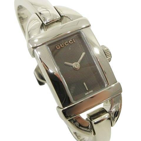 グッチ GUCCI 6800L 腕時計 スクエア バングルウォッチ クォーツ