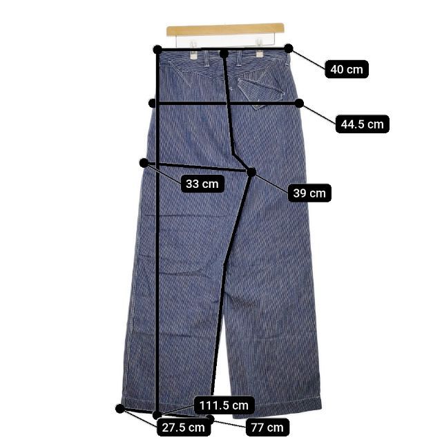 5162【美品】45R 麦サテンのワーク3　ワークパンツ ワイドパンツ L 紺 5162【美品】45R 麦サテンのワーク3 ワークパンツ ワイドパンツ