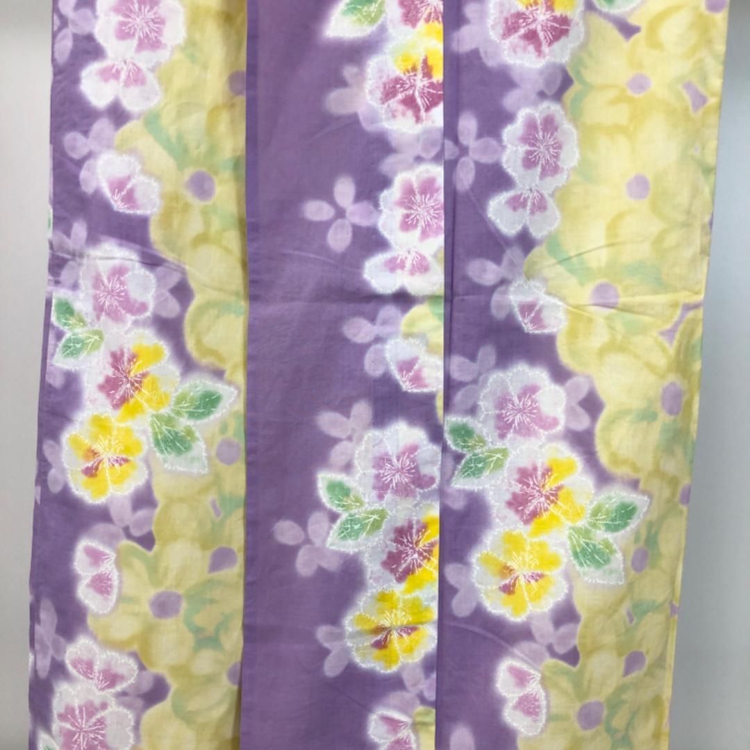 夏着物 浴衣 ナカノヒロミチ 花模様 暈し 紫色 K-5133 夏着物 浴衣 ナカノヒロミチ 花模様 暈し 紫色 K-5133 - メルカリ