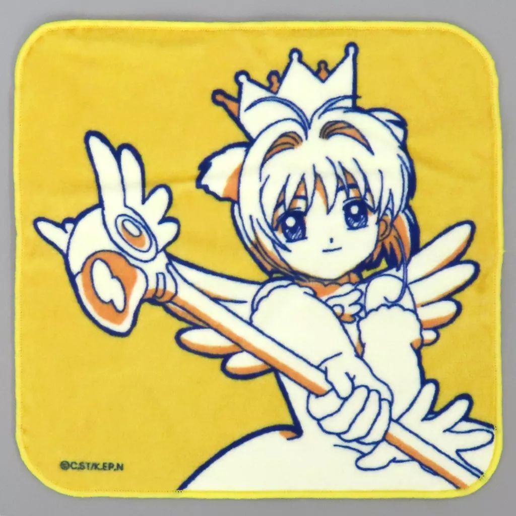 中古】タオル・手ぬぐい 木之本桜(イエロー) タオルハンカチ 「アニメ